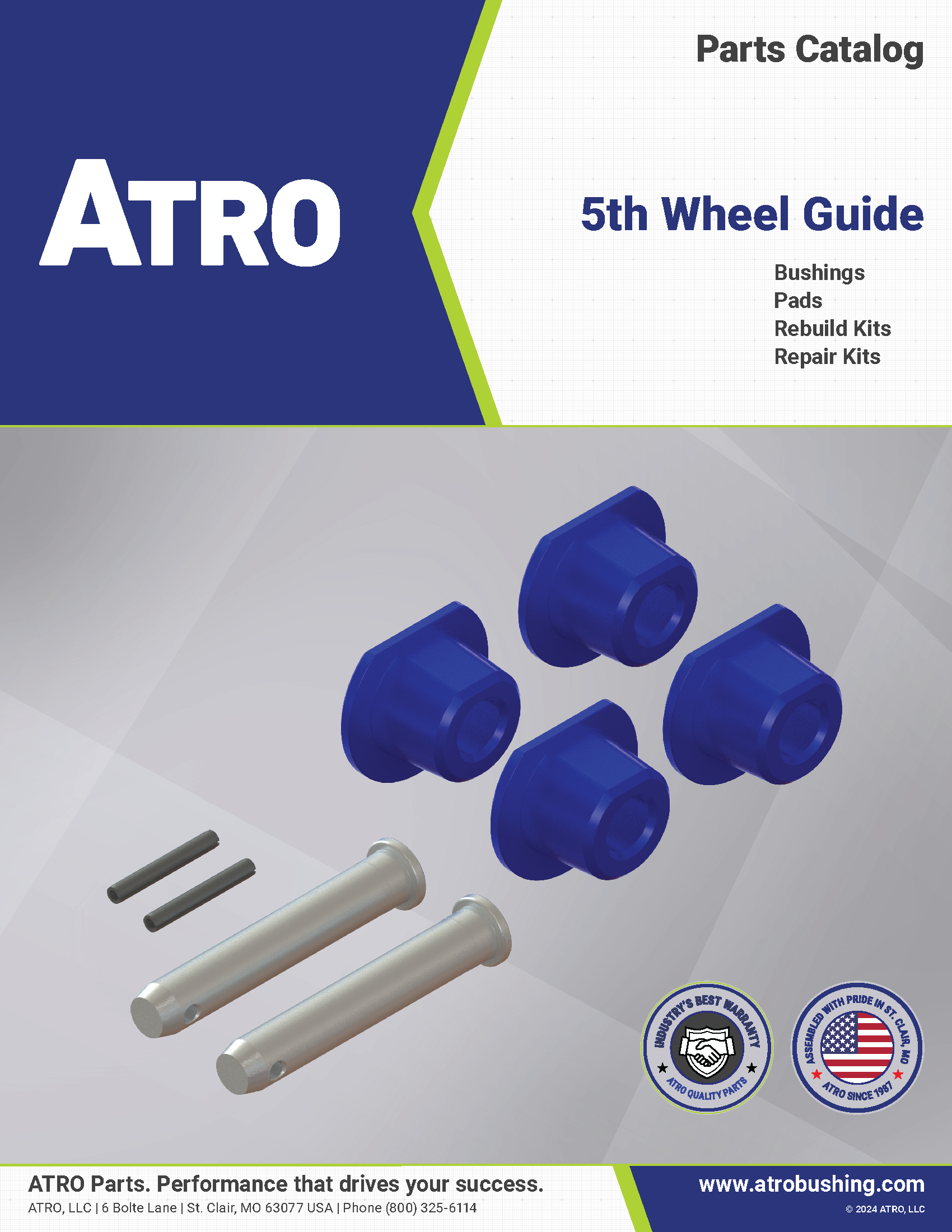 ATRO 2024 5th Wheel Parts Guide