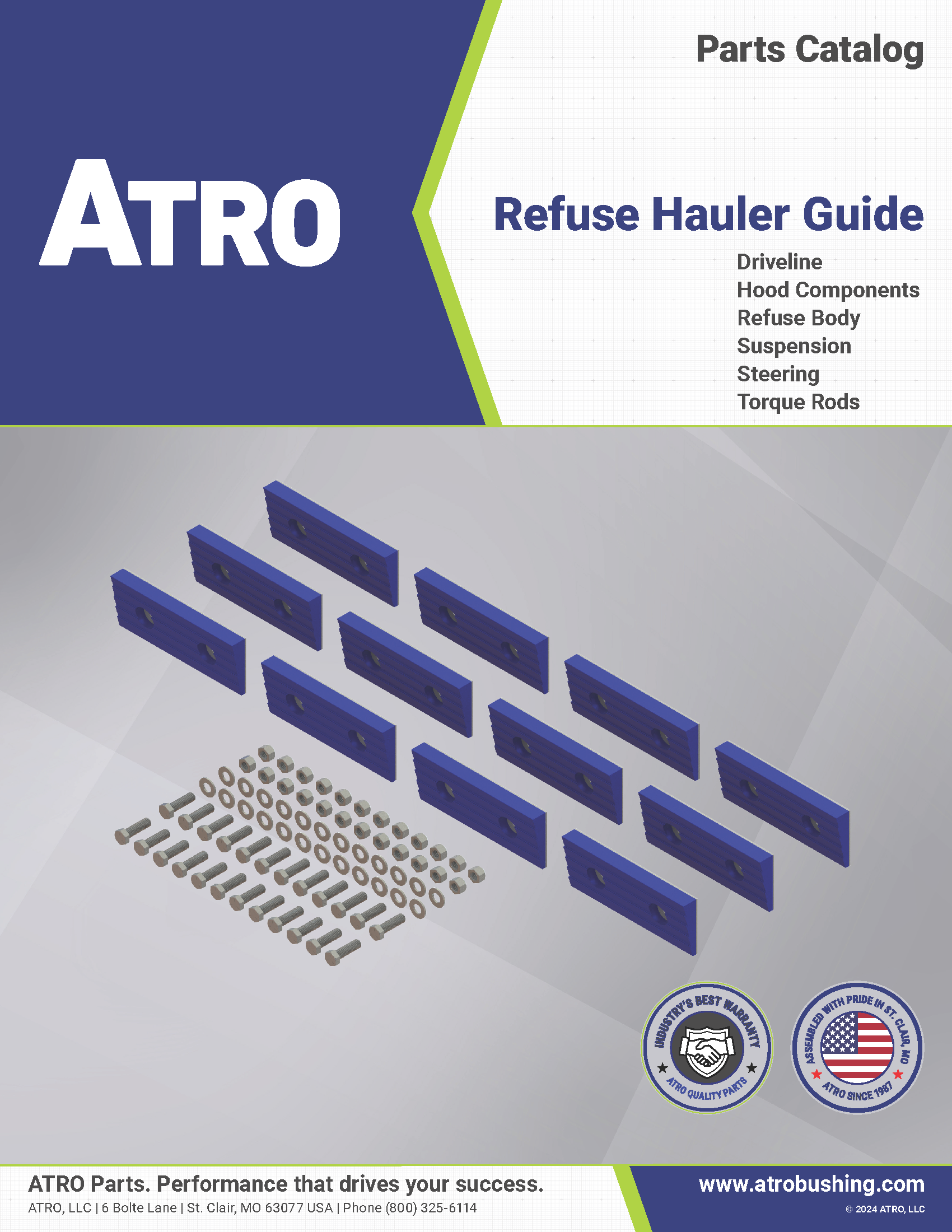 ATRO 2024 Refuse Hauler Parts Guide