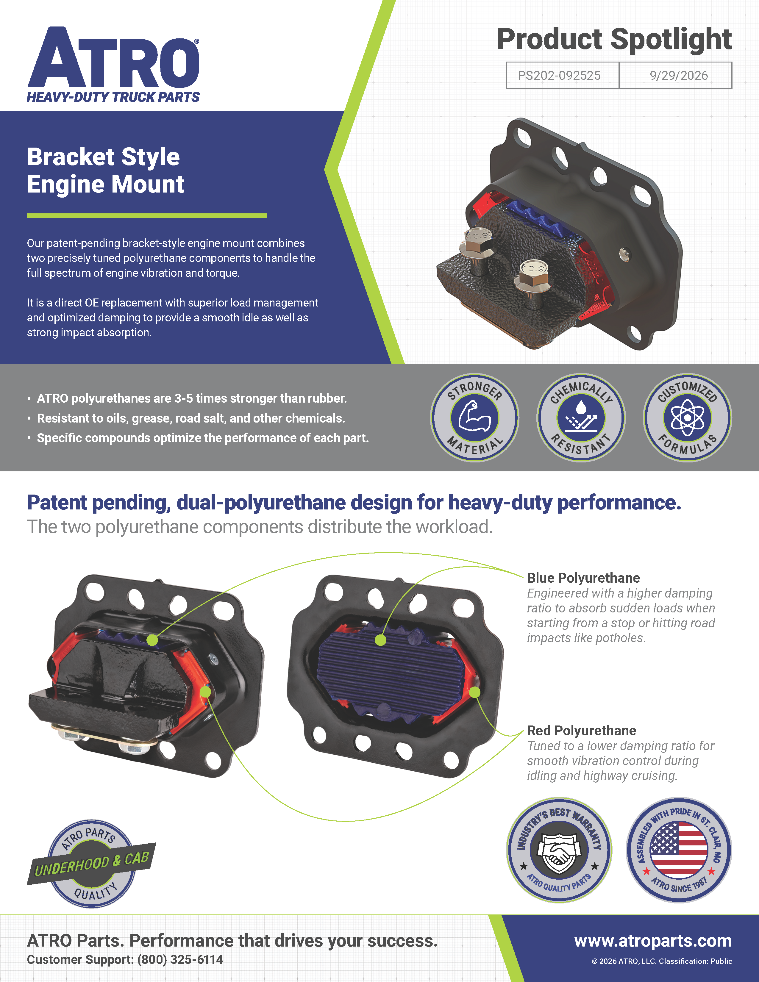 PS202-092525 Bracket Style Engine Mount