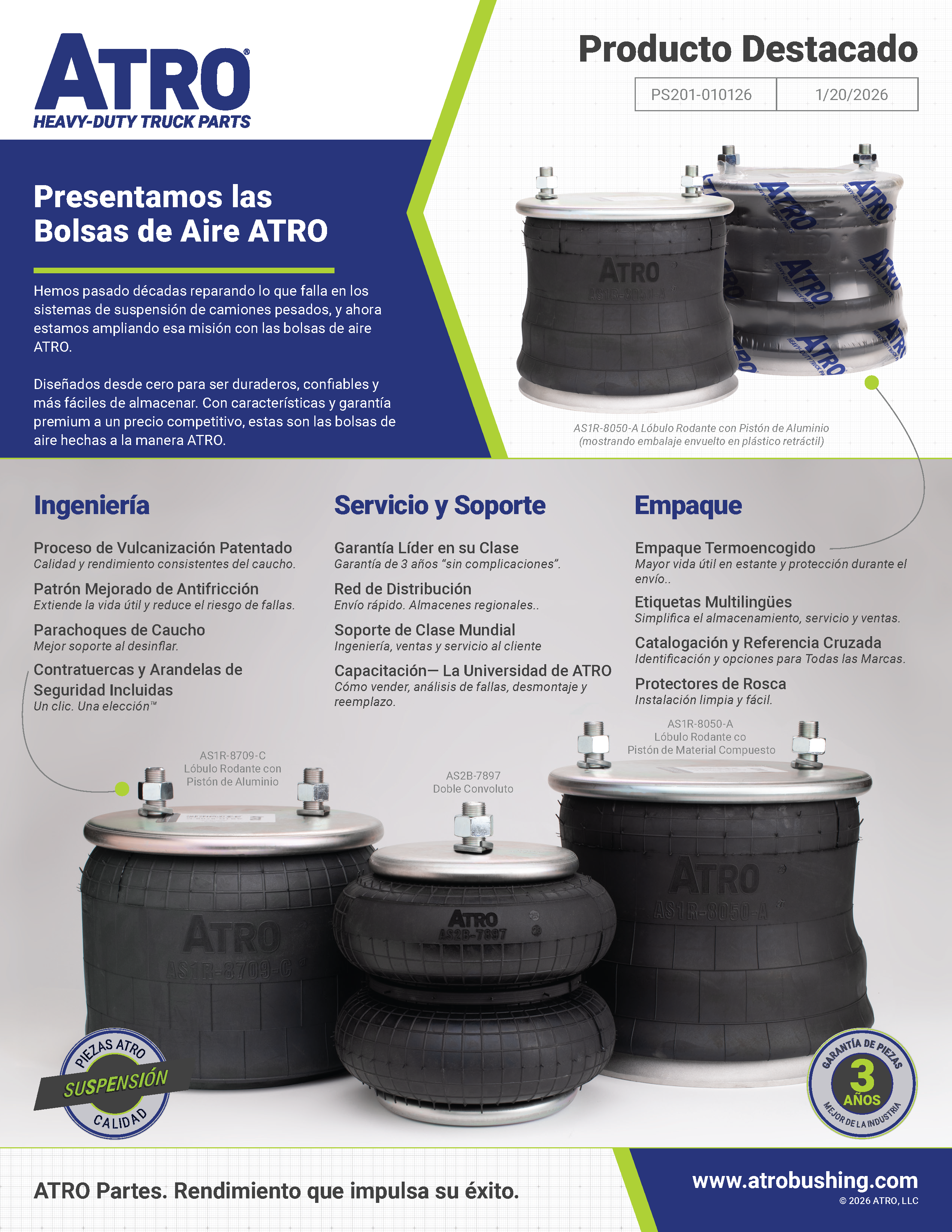 Presentamos las Bolsas de Aire ATRO