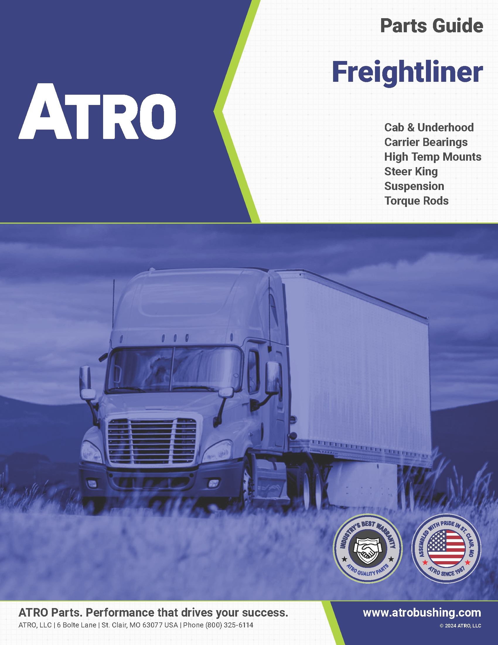 ATRO 2024 Freightliner Parts Guide